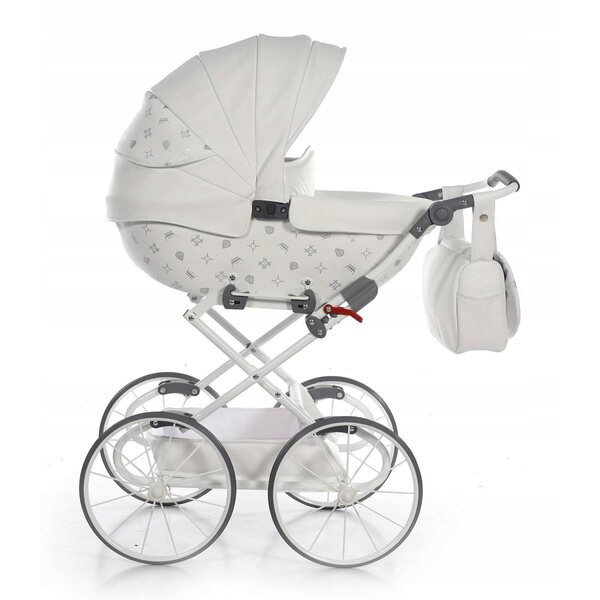 Tako Imperial Mini Classic Puppenwagen aus Öko-Leder für Mädchen ab 3 Jahren