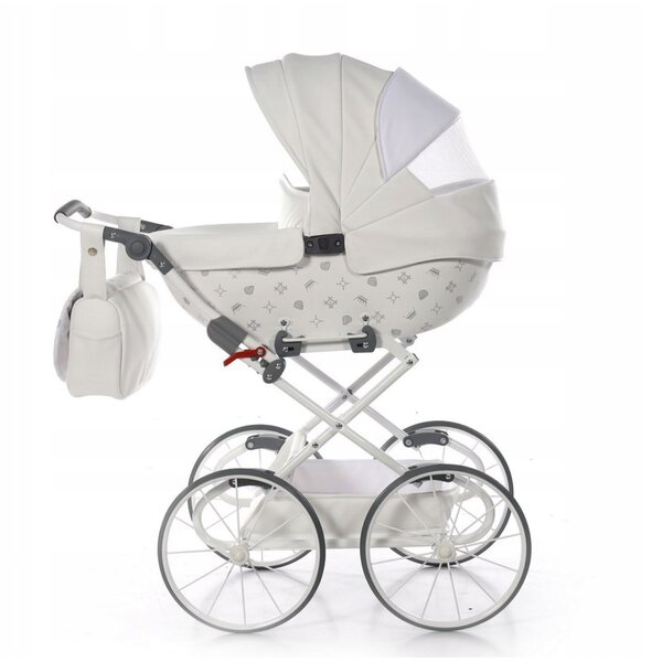 Tako Imperial Mini Classic Puppenwagen aus Öko-Leder für Mädchen ab 3 Jahren