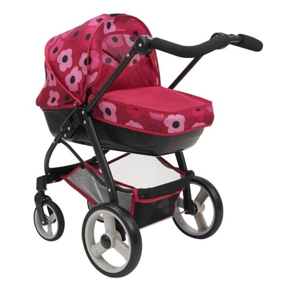 Wózek dla lalek Five O Nine Crew 2w1 - Bella Poppy Red