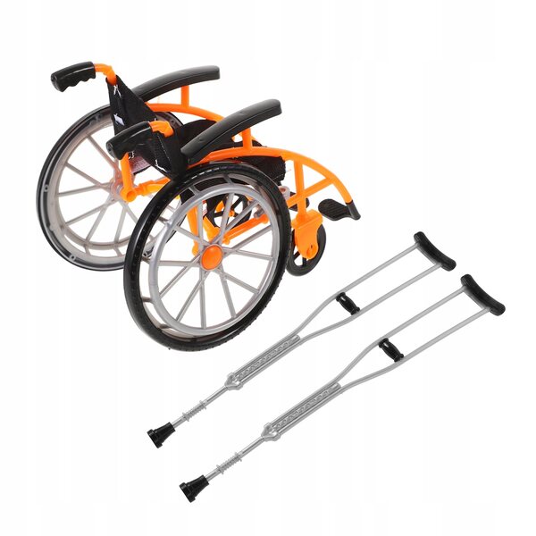 Mini passeggino pieghevole per bambole con dettagli realistici e accessori