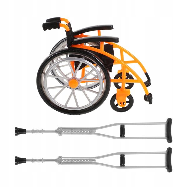 Mini passeggino pieghevole per bambole con dettagli realistici e accessori