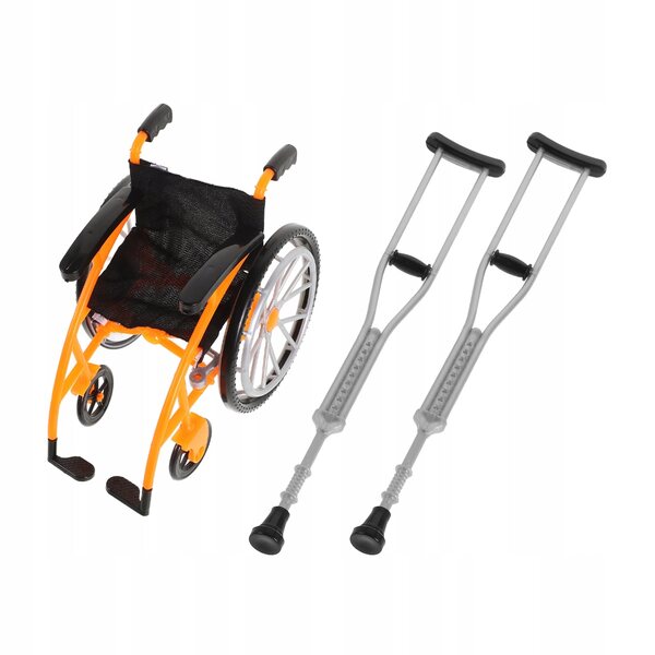 Mini passeggino pieghevole per bambole con dettagli realistici e accessori