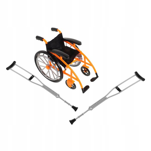 Mini passeggino pieghevole per bambole con dettagli realistici e accessori