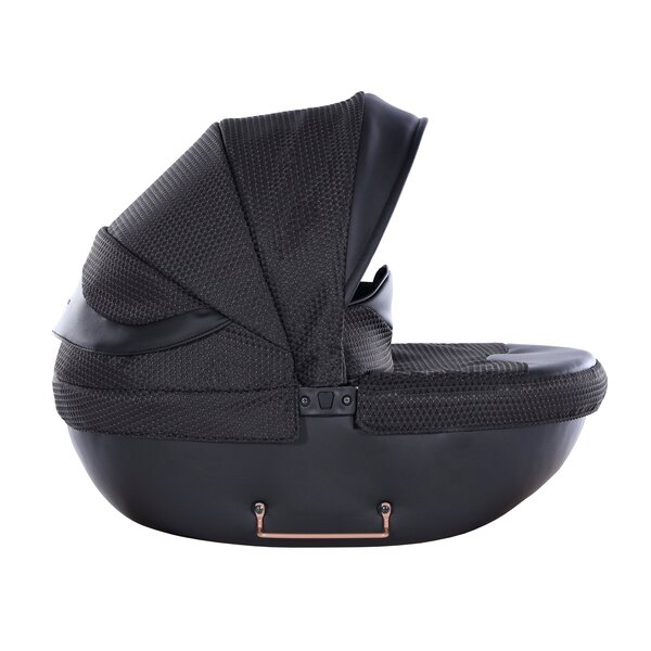TAKO Junama SWEET Mini-Puppenwagen mit großen Rädern, Schwarz und Kupfer