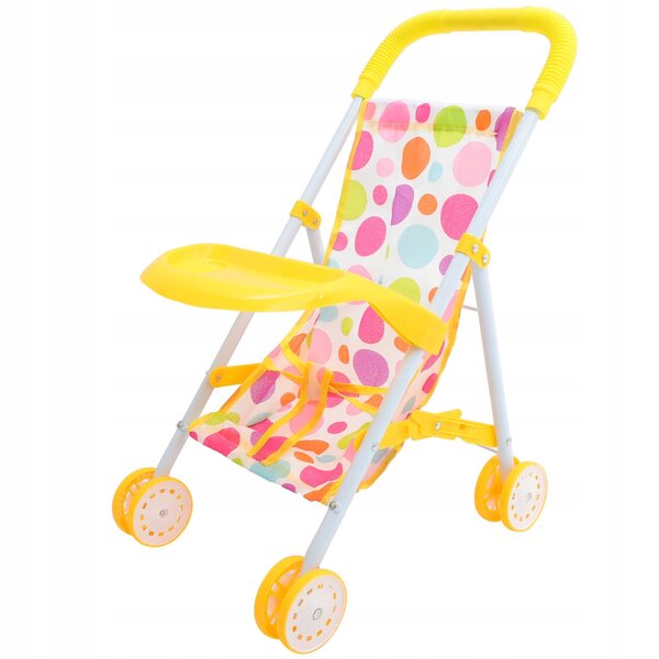 Leggero passeggino per bambole, gioco realistico e decorazione per bambini