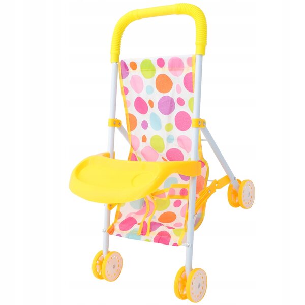 Leggero passeggino per bambole, gioco realistico e decorazione per bambini