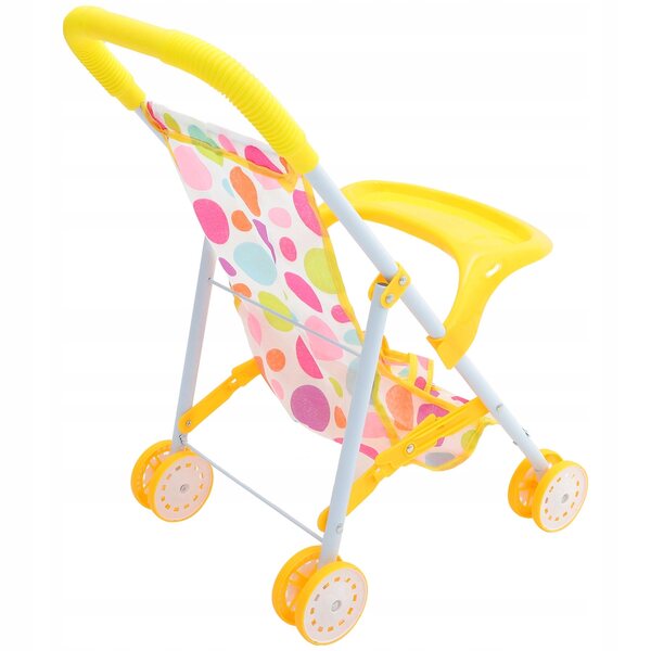 Leggero passeggino per bambole, gioco realistico e decorazione per bambini