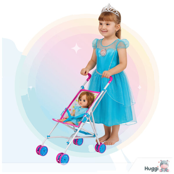 Magical Candy Puppenwagen, leicht, faltbar, Metall 3+