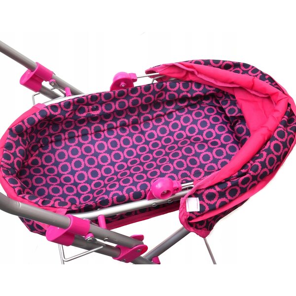 Tief zusammenklappbarer Gondelkinderwagen – Dromader Puppenwagen, 3+ Jahre
