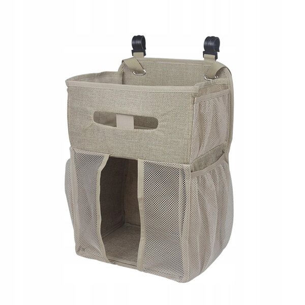 Babywindel-Wandorganizer mit Taschen und platzsparendem Khaki