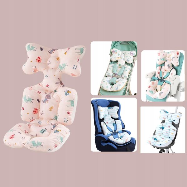 Cuscino Universale per Passeggino Neonato Morbido e Traspirante Stile B