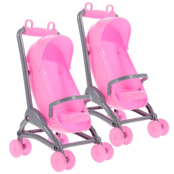 2 Stück rosa Spielzeugwagen für Kinder, kreatives und lehrreiches Spiel