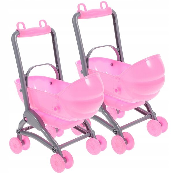 2 Stück rosa Spielzeugwagen für Kinder, kreatives und lehrreiches Spiel