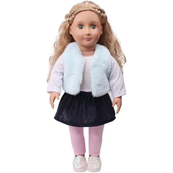 Fleeceweste für American Doll 46 cm – Freizeitkleidungszubehör