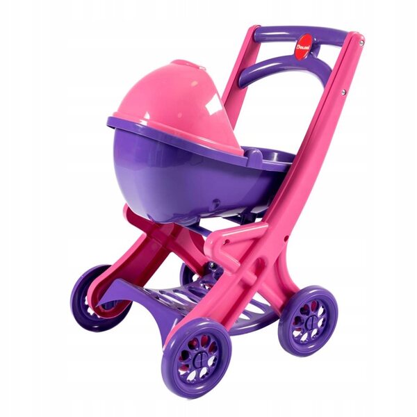 Kompakter und einfach zu handhabender Małpiszon Puppenwagen, lila Puppenwagen