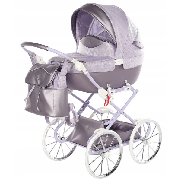 TAKO JUNAMA Dolce Mini Puppenwagen mit großen Rädern und elegantem Design