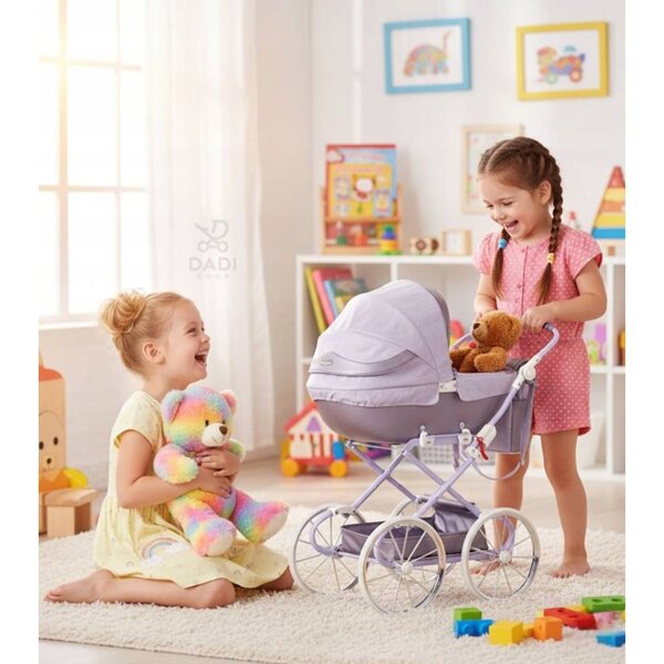 TAKO JUNAMA Dolce Mini Puppenwagen mit großen Rädern und elegantem Design
