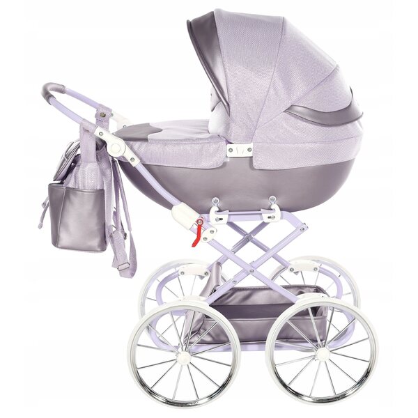 TAKO JUNAMA Dolce Mini Puppenwagen mit großen Rädern und elegantem Design