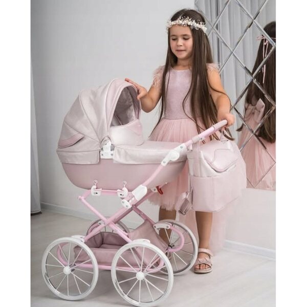 TAKO JUNAMA Dolce Mini Puppenwagen mit großen Rädern und elegantem Design
