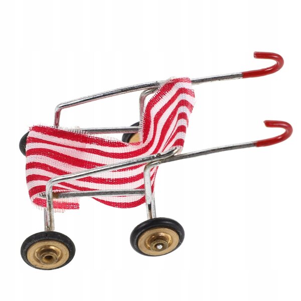 Poppenspeelgoedwagen van duurzaam kunststof met cartoon-design
