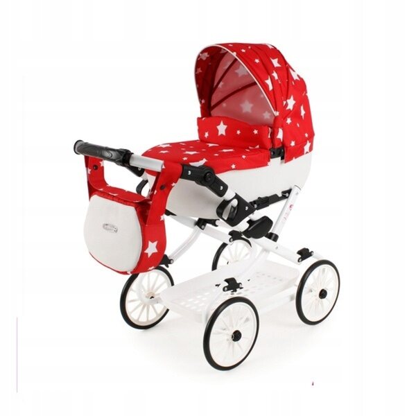 Adbor VIKI Vi-06 faltbarer und tiefer Puppenwagen für Kinder ab 18 Monaten