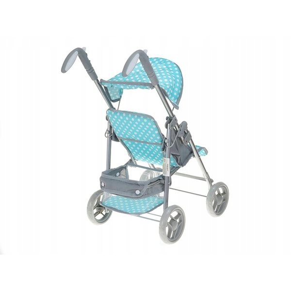 Adar Mint Polka Dot Puppenwagen, ab 3 Jahren