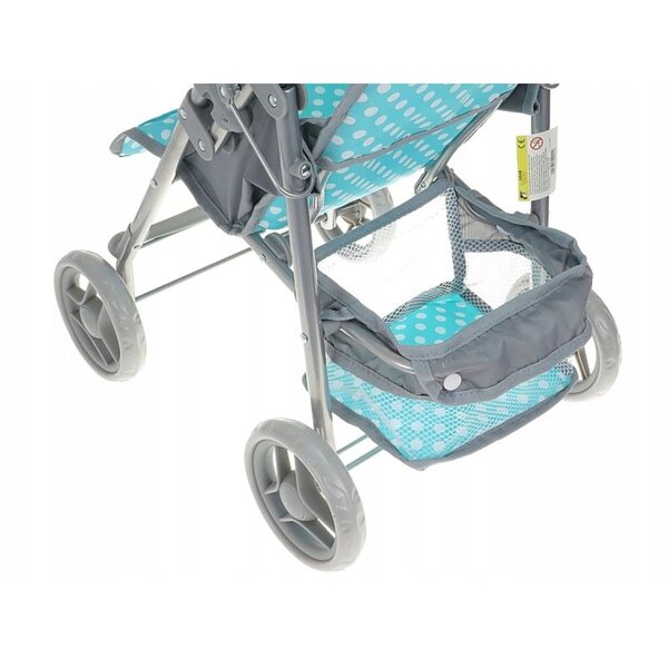 Adar Mint Polka Dot Puppenwagen, ab 3 Jahren