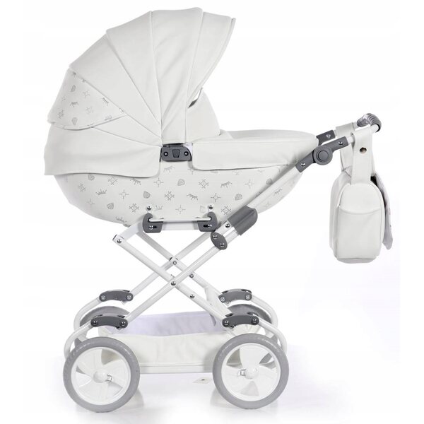Puppenwagen Junama Imperial Mini von DADI, Weiß, 3–8 Jahre