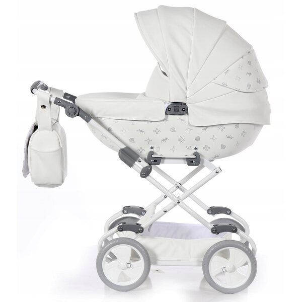 Puppenwagen Junama Imperial Mini von DADI, Weiß, 3–8 Jahre