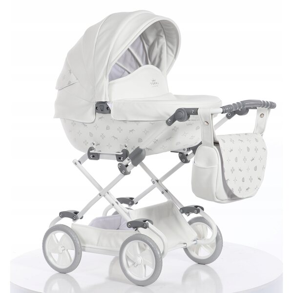 Puppenwagen Junama Imperial Mini von DADI, Weiß, 3–8 Jahre
