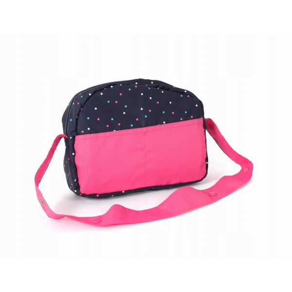 Bayer Chic Konfetti Pink Puppenwagen torf mit Wickelauflage