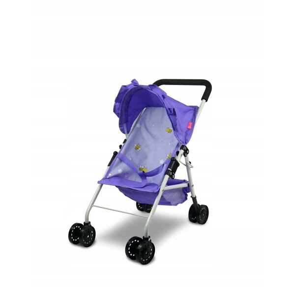Anivia Kinderwagen für Puppen 48x40 cm mit Metallstruktur, ideal ab 3 Jahren