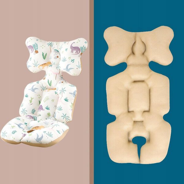 Cuscino universale antiscivolo per passeggino neonati stile C traspirante