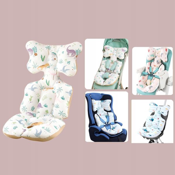 Cuscino universale antiscivolo per passeggino neonati stile C traspirante