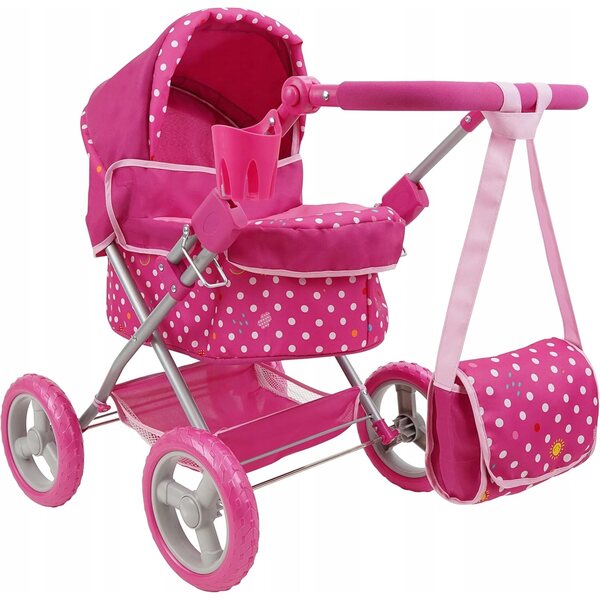 Hello Sunshine 18-teiliger Puppenwagen mit komplettem Zubehör