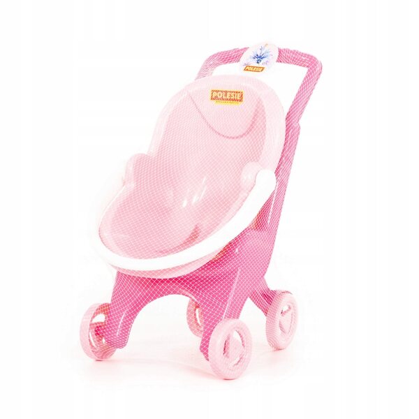 Polesie Pink Line 2 in 1 Puppenwagen: ein Zubehörset für Mädchen