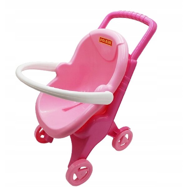 Polesie Pink Line 2 in 1 Puppenwagen: ein Zubehörset für Mädchen