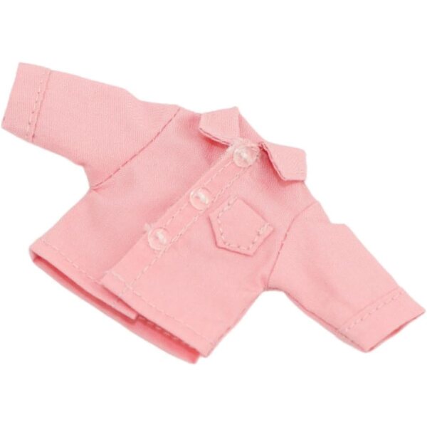 1/12 Miniature Man Shirt Rosa Langarm aus zartem Stoff für Puppen und Figuren