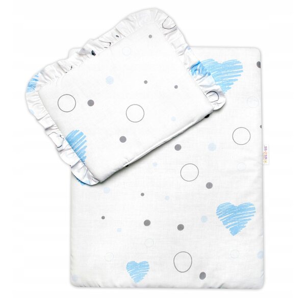 Luxuriöses Set für die I Love Baby Nelly-Puppe: Pucktuch, Steppdecke und 3D-Kissen