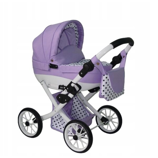 Diepe en opvouwbare poppenwagen met gondel - licht en modern Pools product