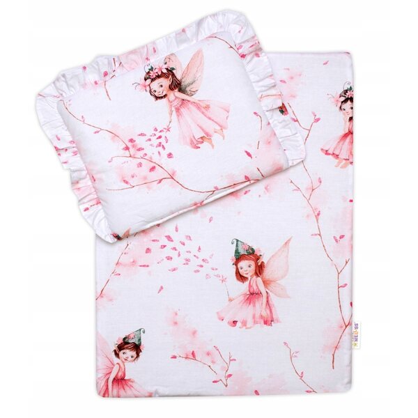 3D-Zubehörset für Baby Nellys Puppen aus rosa Baumwolle und Polyester