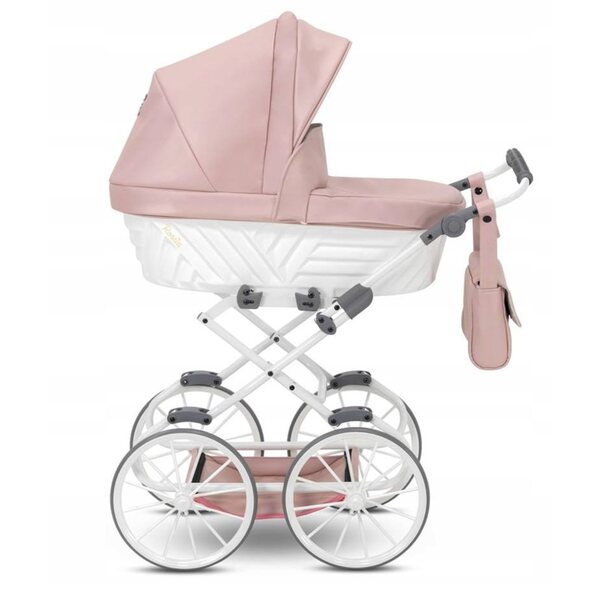 Kunert Rossie Eco 02 Beige Cappuccino Puppenwagen Elegant und widerstandsfähig