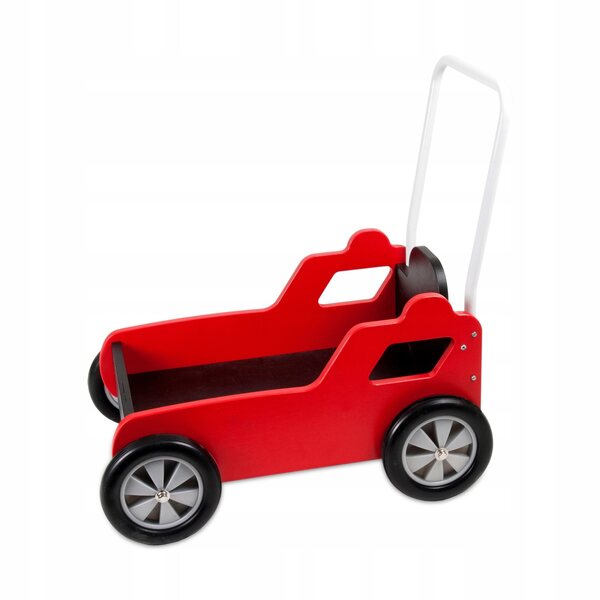 Micki Holzkinderwagen für Puppen und Spielzeug, sicher und widerstandsfähig