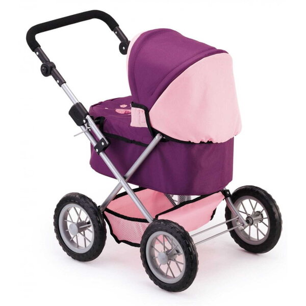 Bayer Design Tiefer Puppenwagen, verstellbar und faltbar