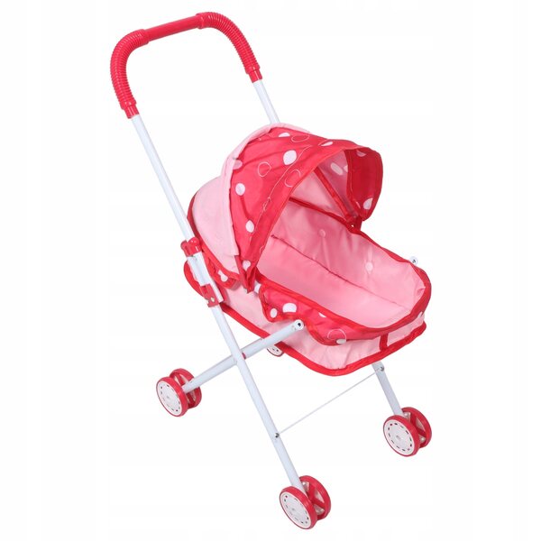 Passeggino giocattolo per bambole leggero e manovrabile con design colorato