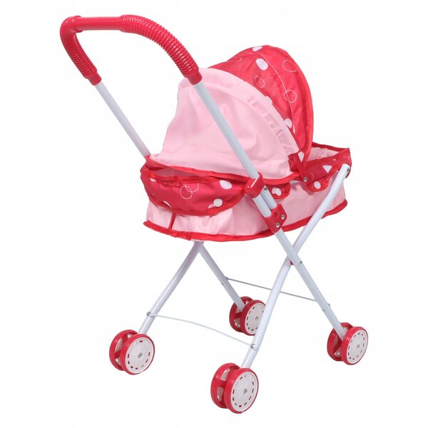 Passeggino giocattolo per bambole leggero e manovrabile con design colorato