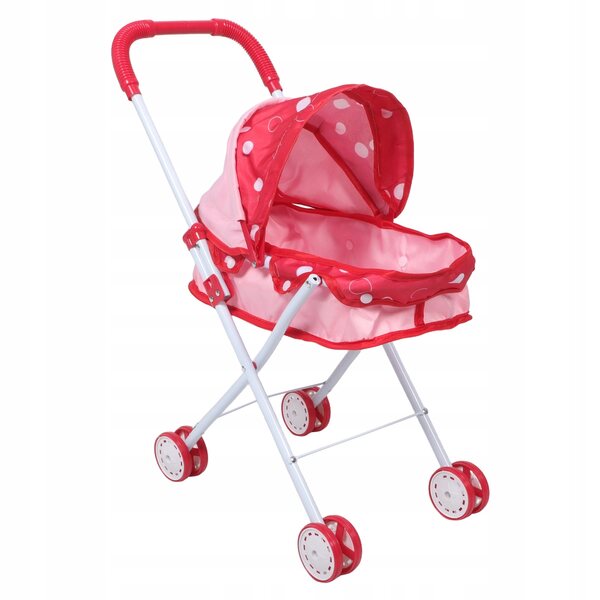 Passeggino giocattolo per bambole leggero e manovrabile con design colorato
