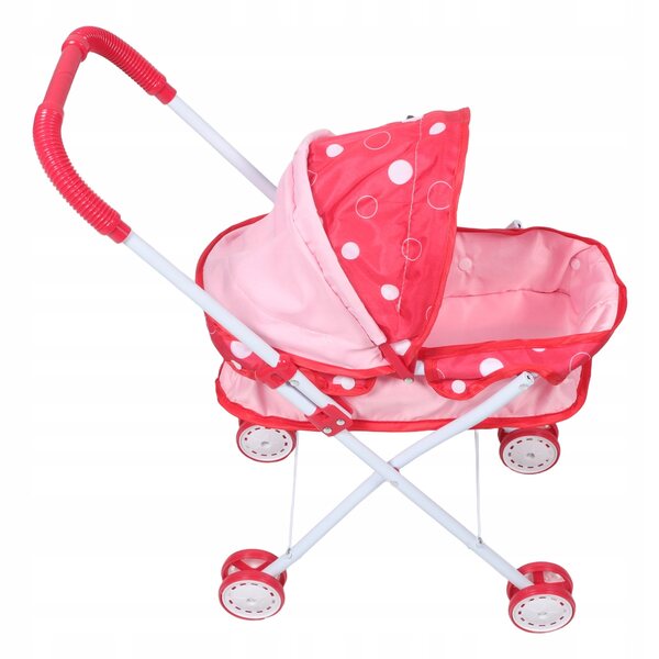 Passeggino giocattolo per bambole leggero e manovrabile con design colorato