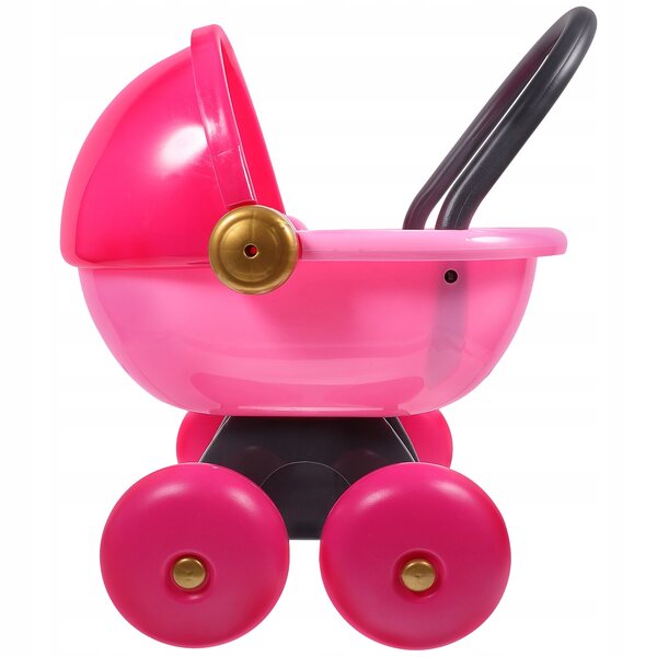 Miniatura rosa carrello spesa giocattolo decorazione per casa delle bambole