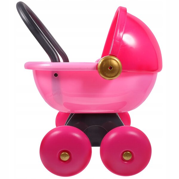 Miniatura rosa carrello spesa giocattolo decorazione per casa delle bambole